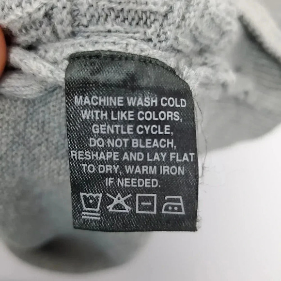 Men's LYLE & SCOTT SCOTLAND 100% Combed Cotton Gray Chevron SZ XL Extra Large - Picture 5 of 7